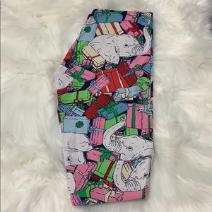 LuLaRoe One Size Christmas Leggings